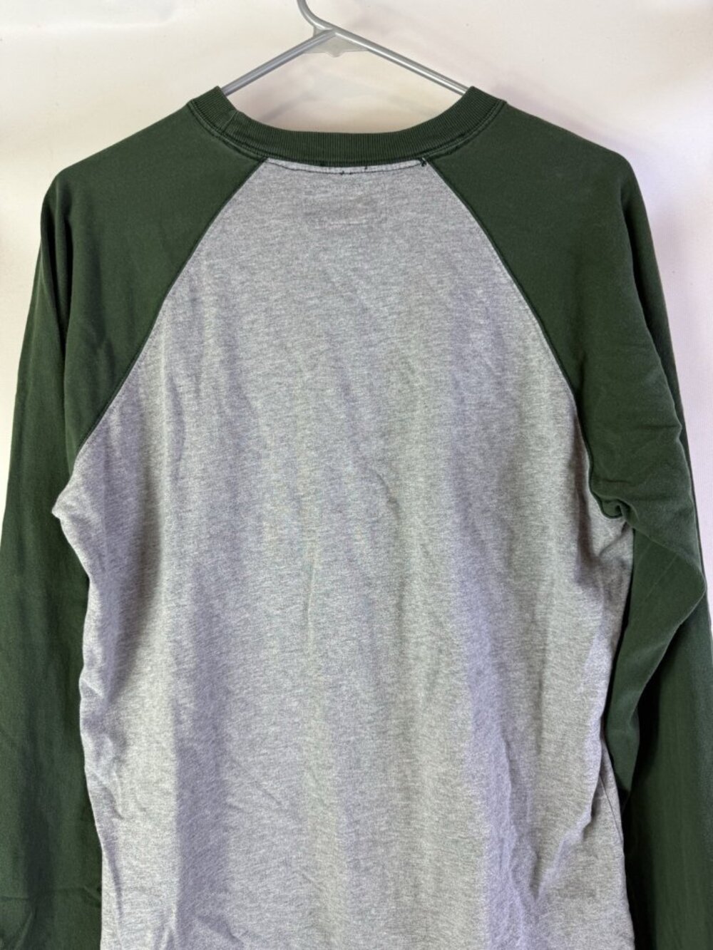Vintage Y2K Abercrombie & Fitch Raglan T Shirt Spell Ou Muscle Fit - Picture 6 of 6